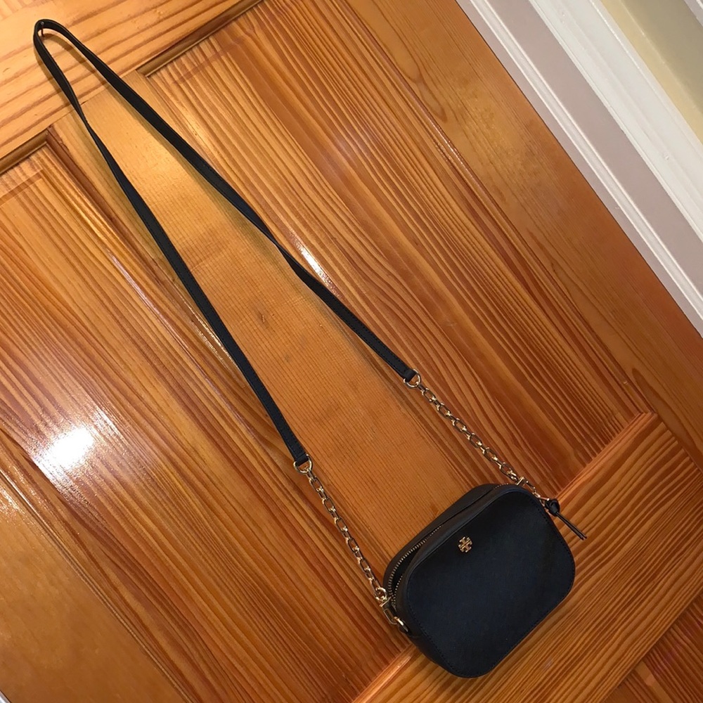 Tory Burch Mini Crossbody black&gold
